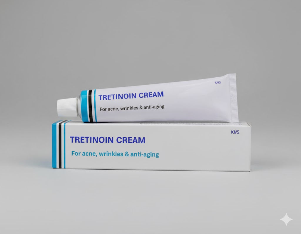 Tretinoin Cream  0.1%, 0.025% and 0.05% Cream 20gms